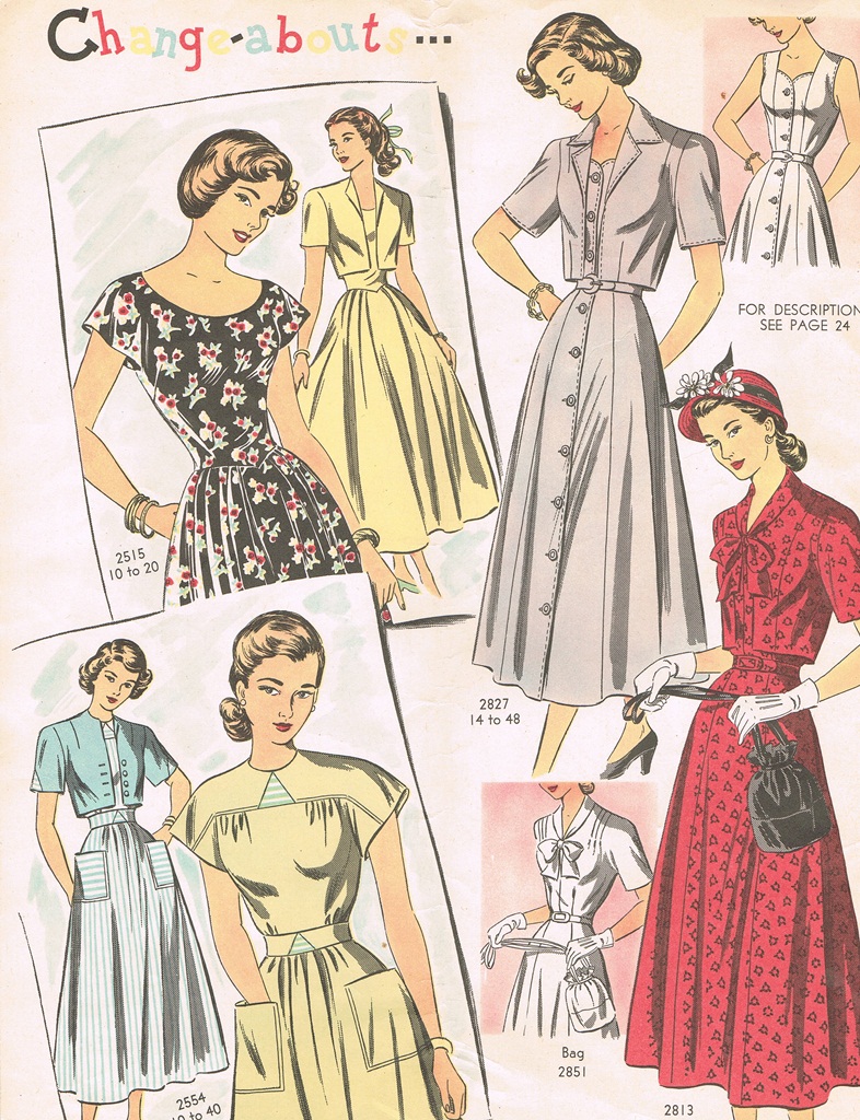 Zinnia Ridge Vintage: spring fashions 1949