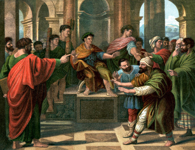 ELYMAS THE SORCERER SMITTEN WITH BLINDNESS