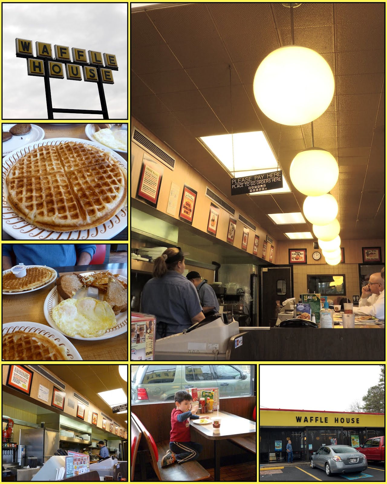 Online menu of eiffel waffle restaurant, downers grove, illinois, 60515 Recollections of a Vagabonde: The original Waffle House restaurant