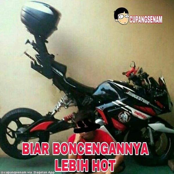 Gokil!!,10 Modif Motor Tergokil Dijamin Ngakak | New World