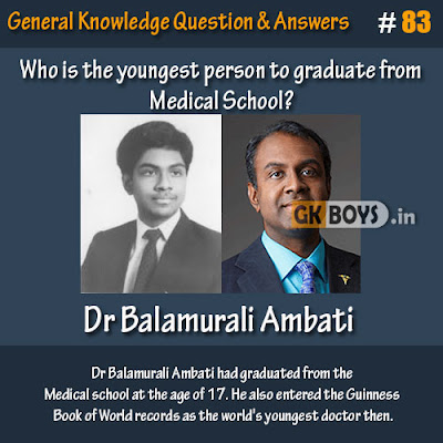 Who is the youngest person to graduate from medical school?