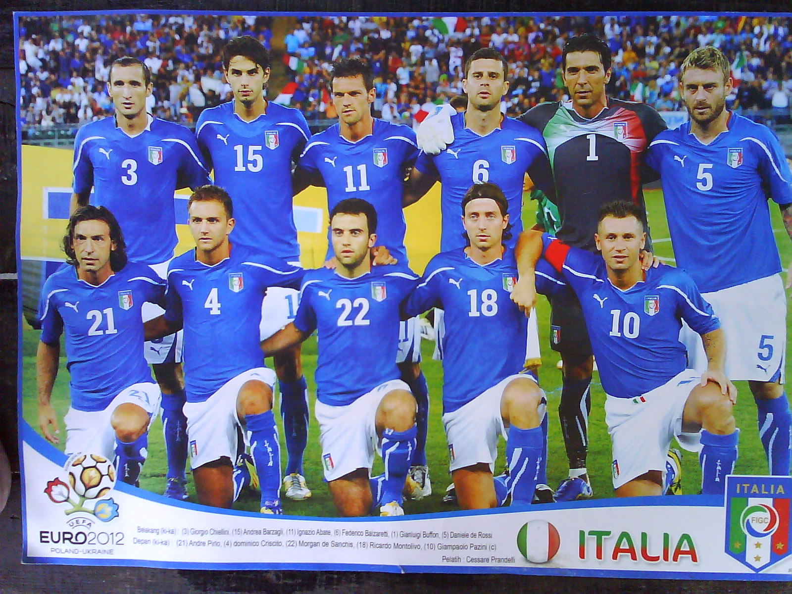 The Football Soccer: Italy National Football Team
