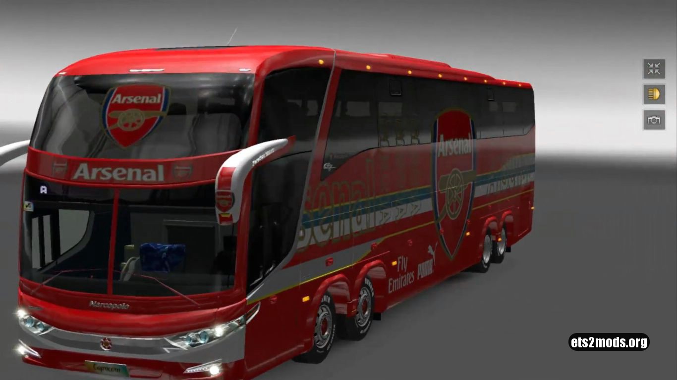 Bus – Marcopolo G7 1600LD Arsenal FC Skin Bus – Marcopolo G7 1600LD Arsenal FC Skin