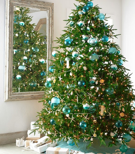 Blue Coastal Ornaments