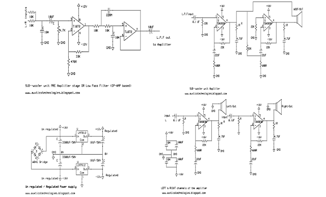 auxtics technologies: 2.1 home theatre system