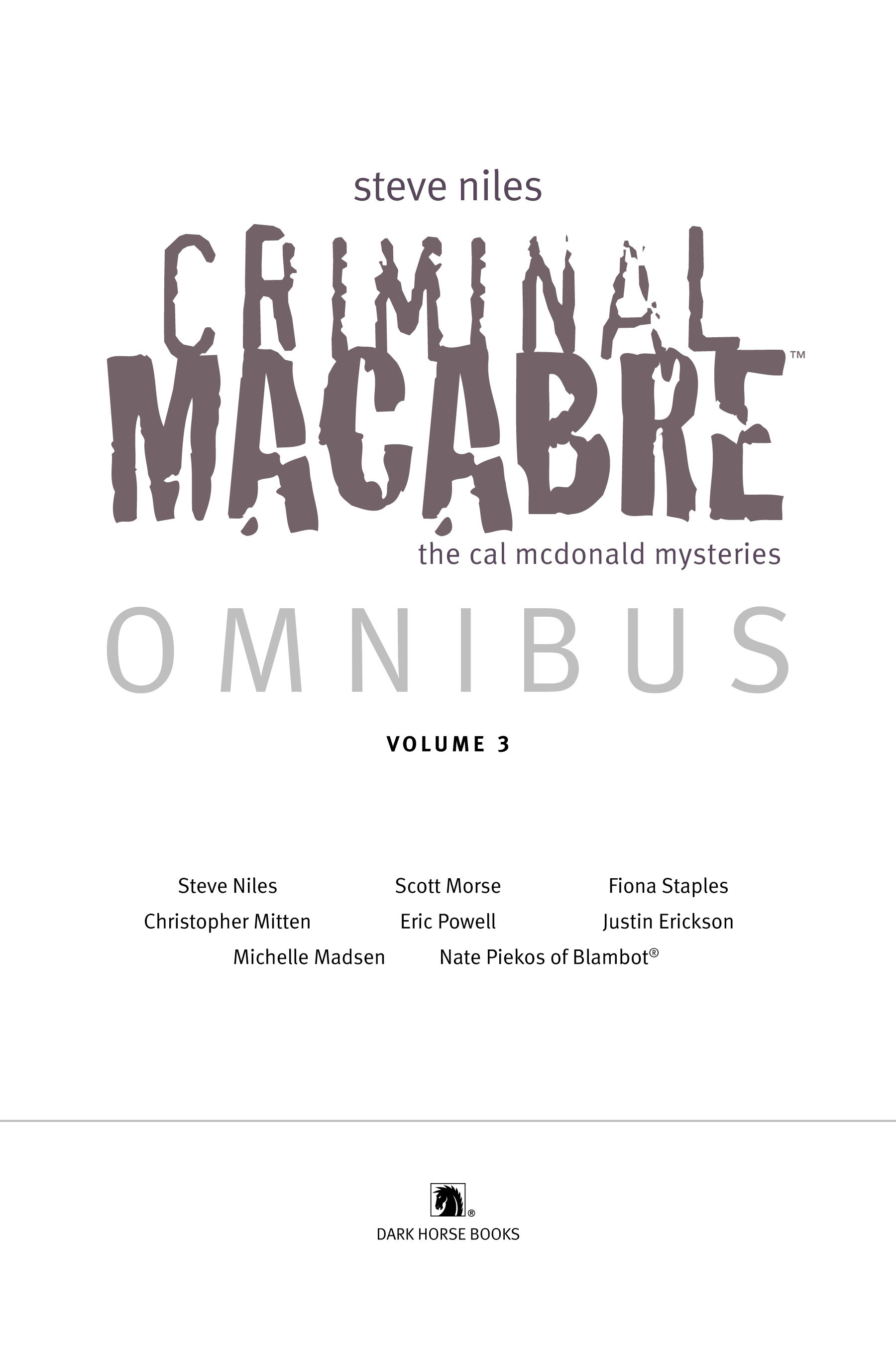 Read online Criminal Macabre Omnibus comic -  Issue # TPB 3 - 5