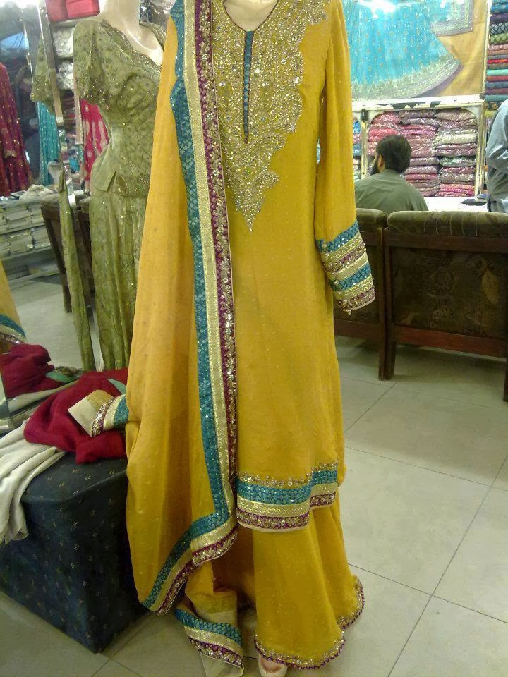 Girls Mehndi Dress ~ Latest Dress Design
