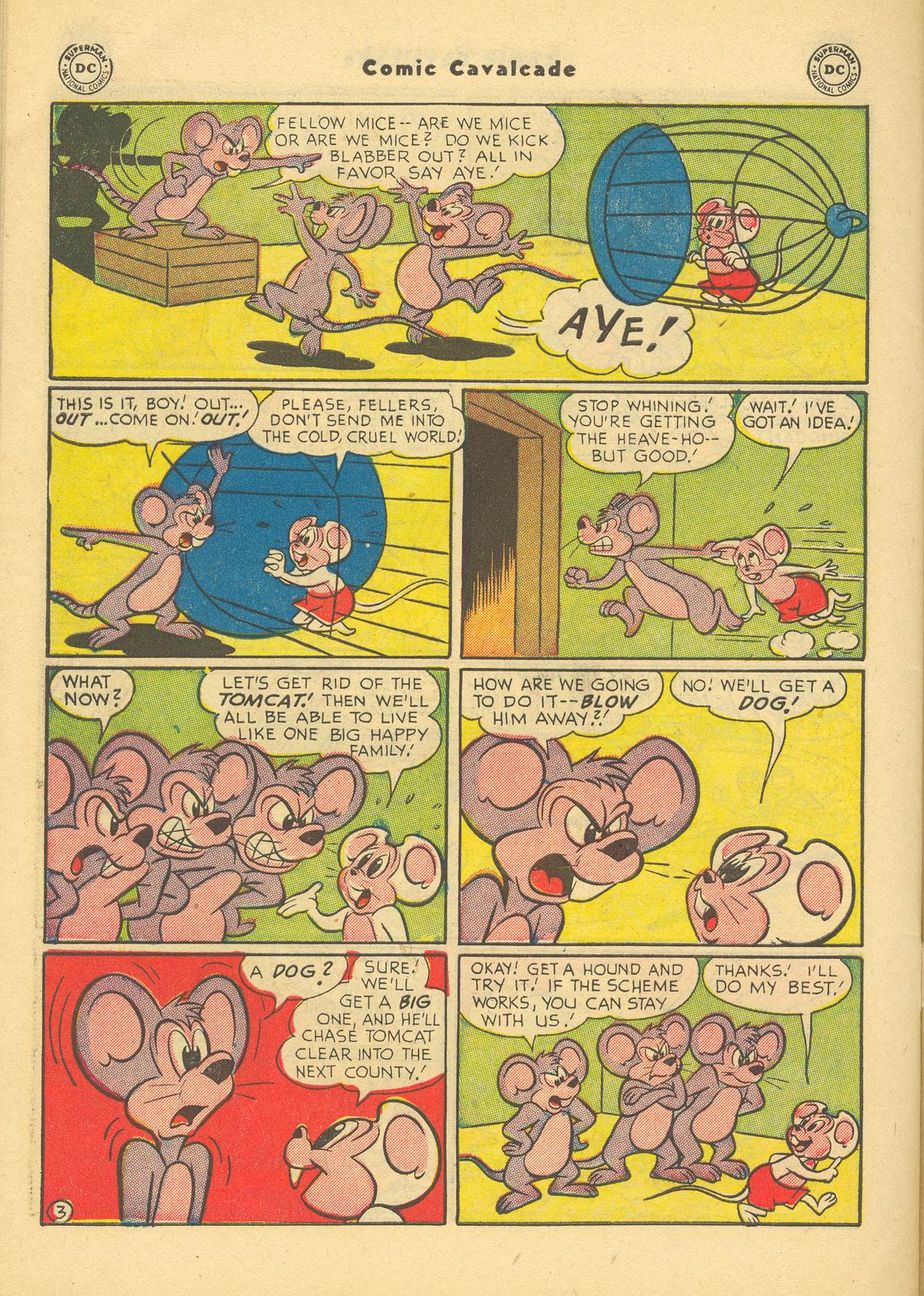 Read online Comic Cavalcade comic -  Issue #52 - 64