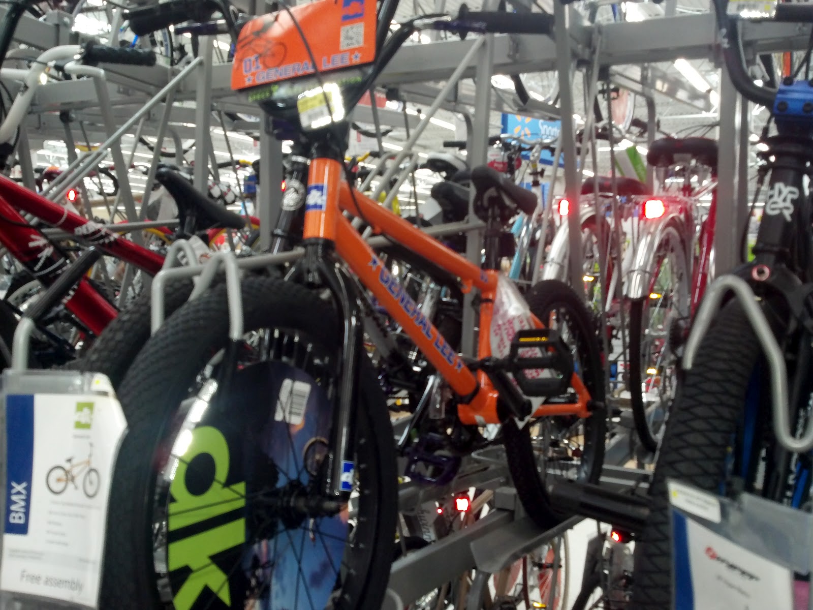 Dukes of Hazzard Collector DK General Lee bicycle at WalMart