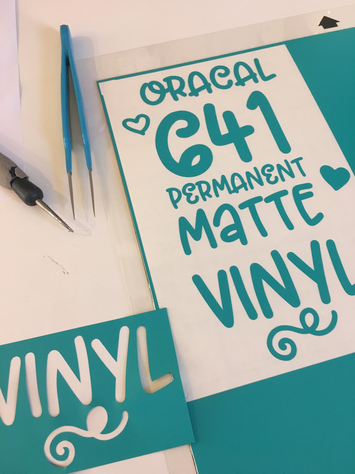 Oracal 641 Matte Permanent Vinyl (Best Silhouette CAMEO Cut Settings