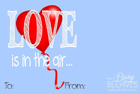 Love is in the Air! free printable Valentines 