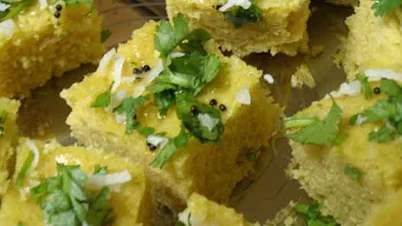 शिंगाड्याच्या पिठाचा ढोकळा - पाककला | Shingadyachya Pithacha Dhokla - Recipe