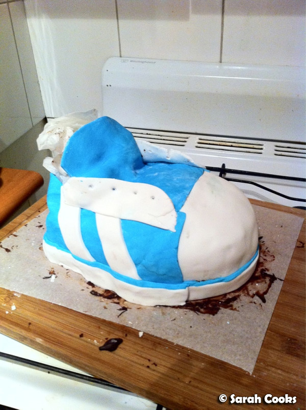 Sarah Cooks Shoe Cake
