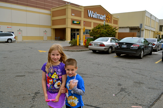 Shopping at Walmart