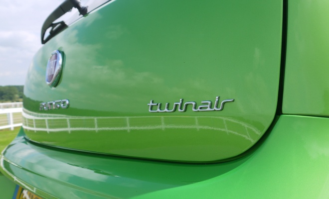 2012 Fiat Punto TwinAir boot badge
