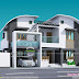 3 bedroom curved roof mix 2500 sq-ft house