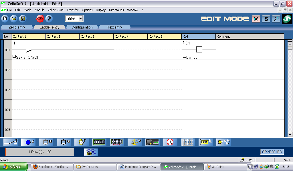 Automation Engineering: Membuat Program PLC Lampu ON-OFF dengan ...