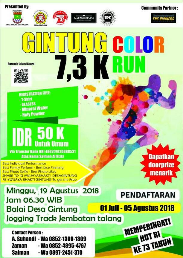 🔍 Gintung Color Run • 2018 Gintung Color Run • 2018
