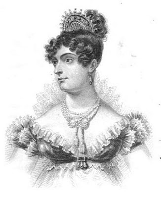 Princess Caroline of Brunswick  from Huish's Memoirs of her late   royal highness Charlotte Augusta (1818)  