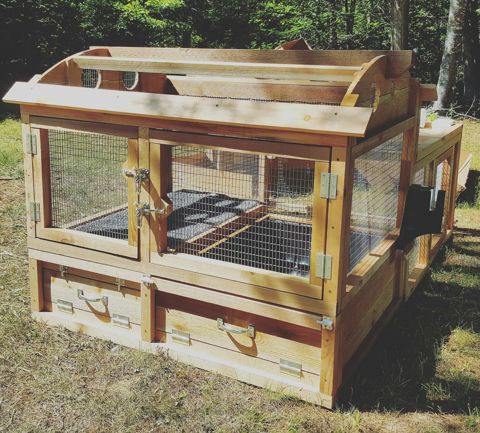 Introducing the Urban Coop Company Round Top Duck House Fresh Eggs