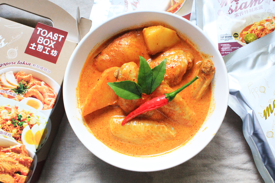 Recipe Curry Chicken with Toast Box Asian Delights