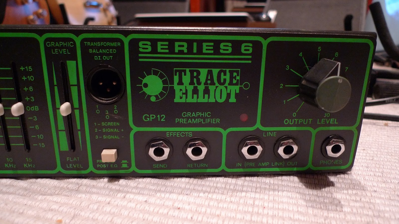 SR System Audio: TRACE ELLIOT GP12X – GRAPHIC PREAMPLIFIER - SERIE 6