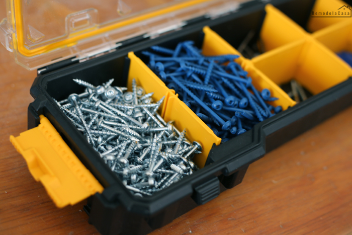 DeWalt organizer to store kreg jig screws
