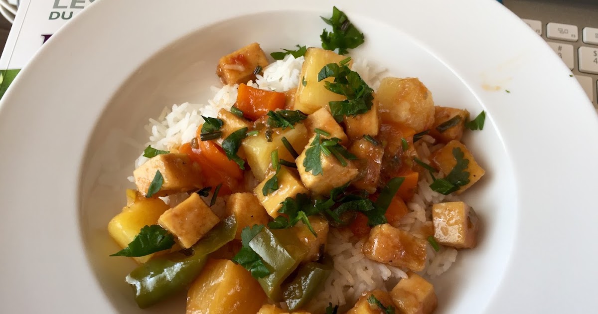 Une gloutonne sans gluten Le general tofu de Ricardo