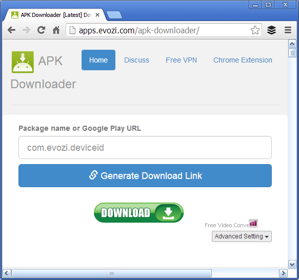 Downloader app. APK download. APK downloader Google Play. Evozi.