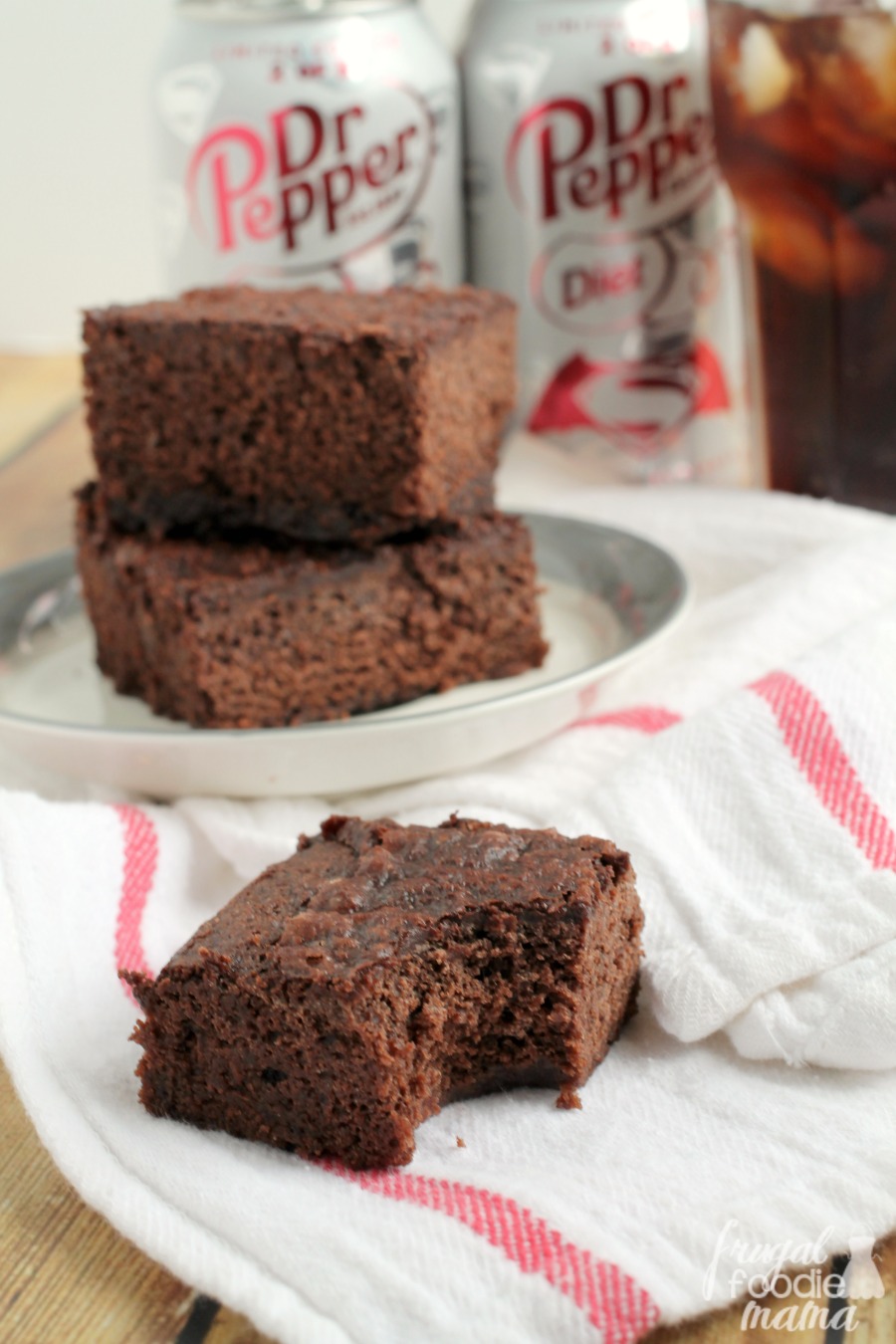 Frugal Foodie Mama Easy Diet Dr Pepper® Brownies