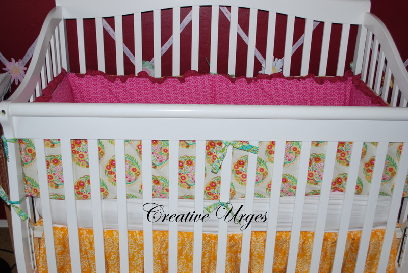 Creative UrgesCreative Blogspot How to make a crib bumper tutorial...