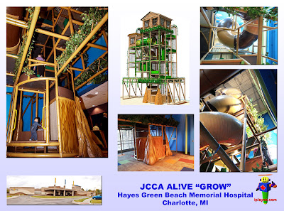 indoor play structure, tree house, Iplayco, JCCA, AL!VE, GROW, themed indoor playground, indoor play structure, custom tree