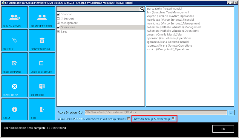 Guillermo Musumeci Blog CtxAdmTools AD Group Members V2 0 Released 