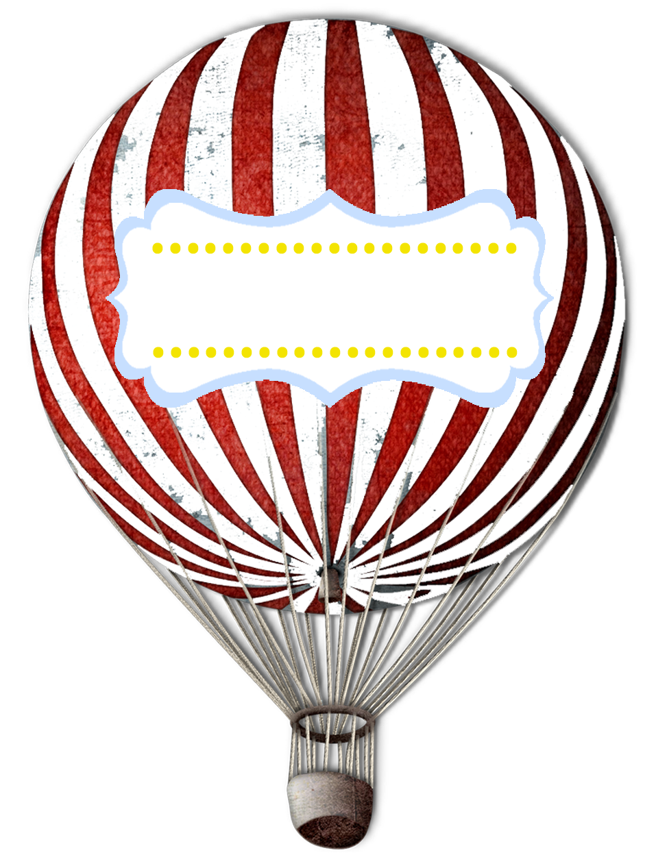 Free Printable Hot Air Balloon Invitations