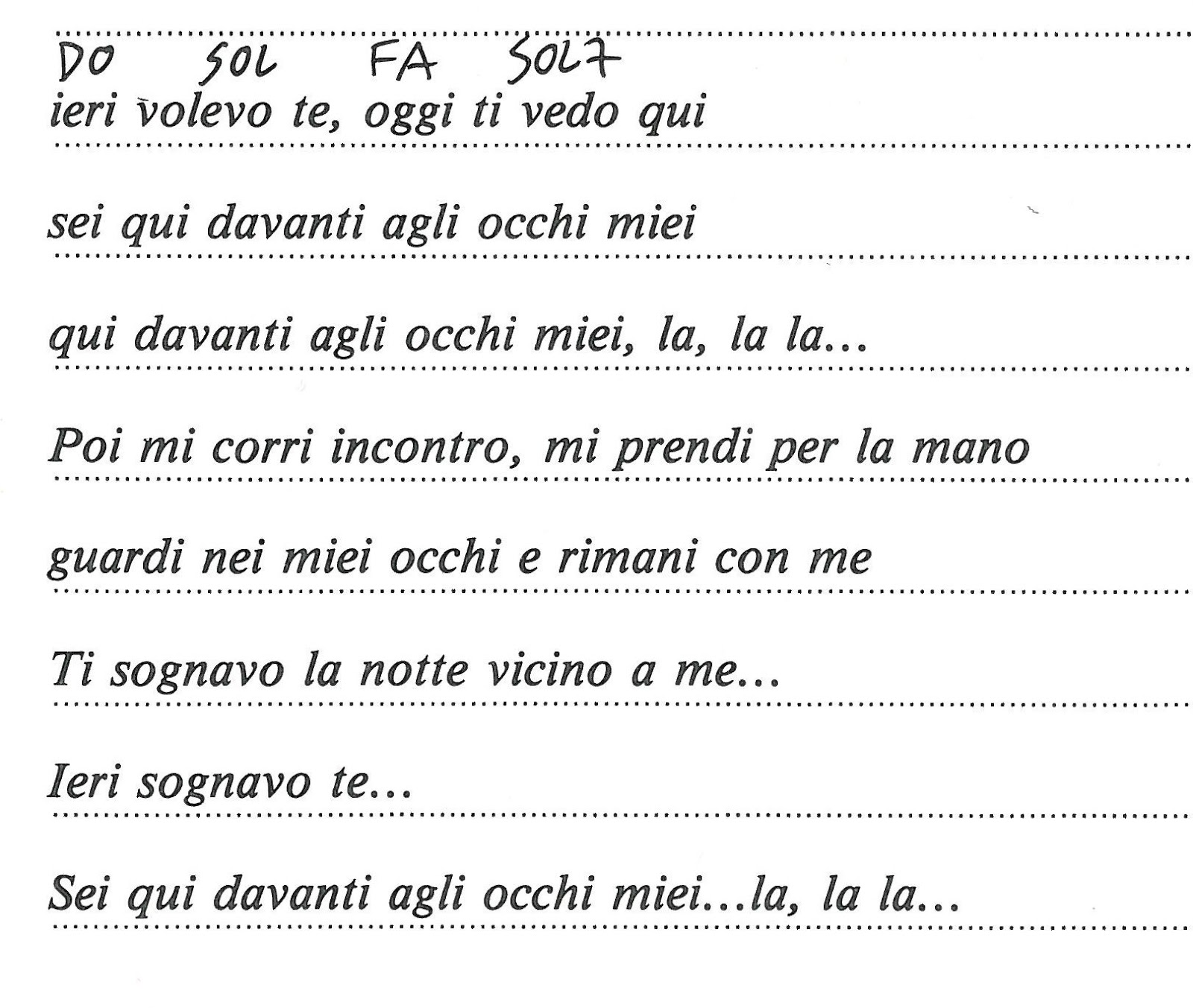 BODI SONČEK o3 DAVANTI AGLI OCCHI