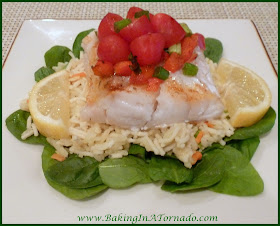 FAST Flavorful Fish Dinner | www.BakingInATornado.com | #recipe #fish