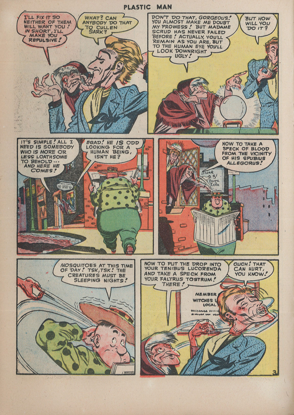 Read online Plastic Man (1943) comic -  Issue #11 - 28