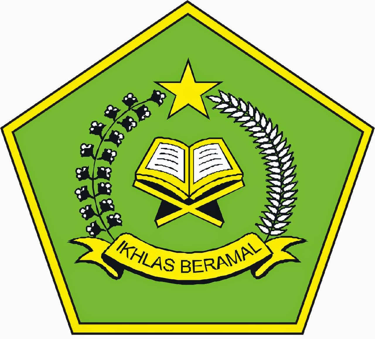 Logo Departemen Agama CorelDraw - ABSTRAK