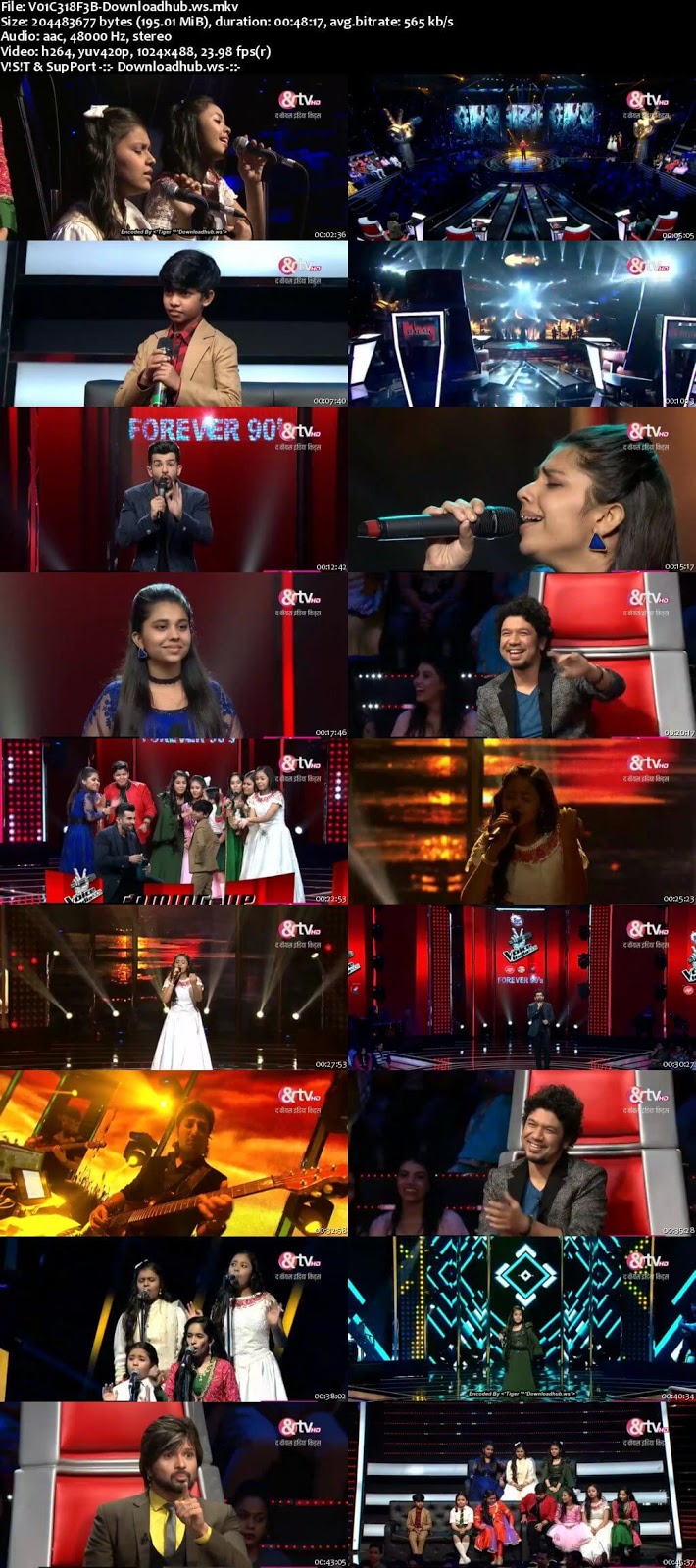 The Voice India Kids 2 18 February 2018 Episode 30 HDTV 480p
