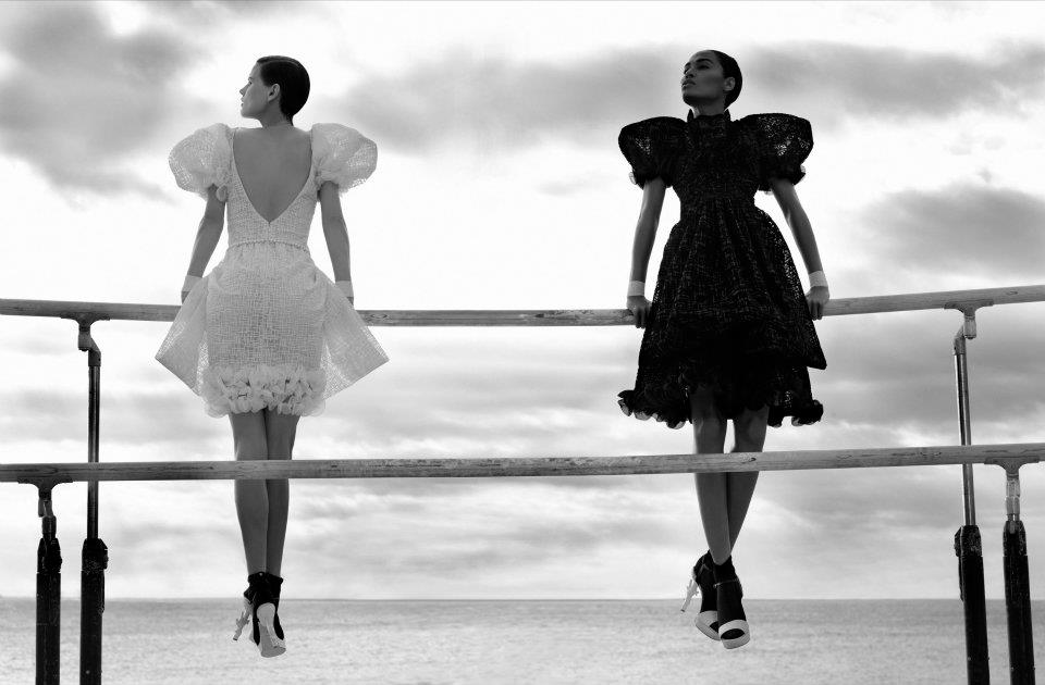Ad Campaign: Chanel S/S 2012: Joan Smalls & Saskia de Brauw by Karl  Lagerfeld