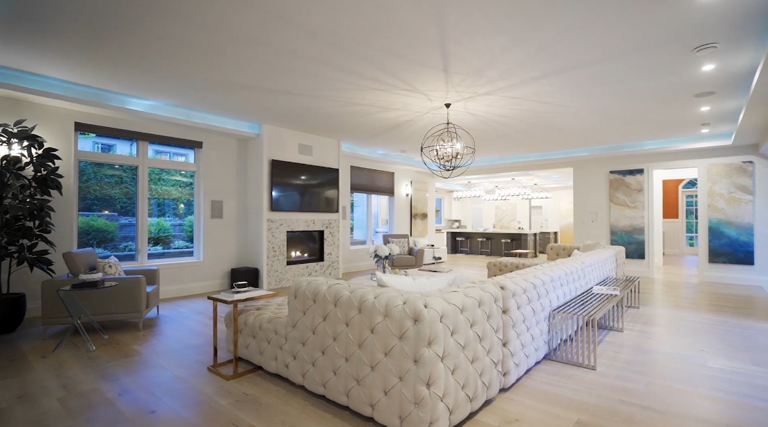 58 Interior Design Photos vs. 13988 34 Ave, Surrey, BC Luxury Mansion Tour