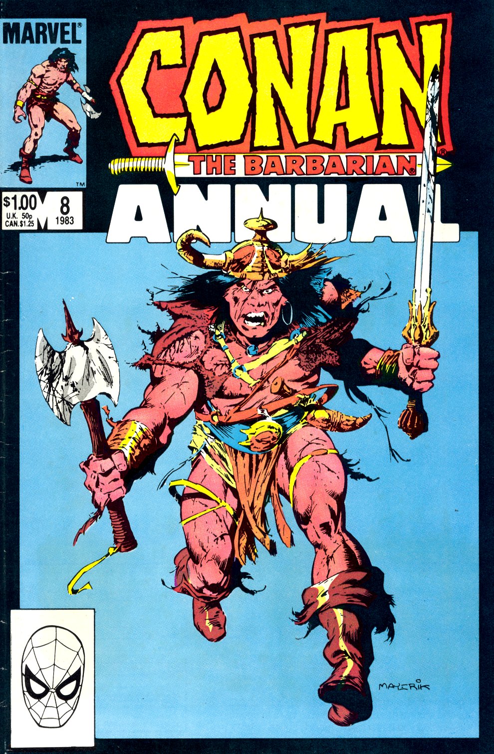 Read online Conan the Barbarian (1970) comic -  Issue # Annual 8 - 1