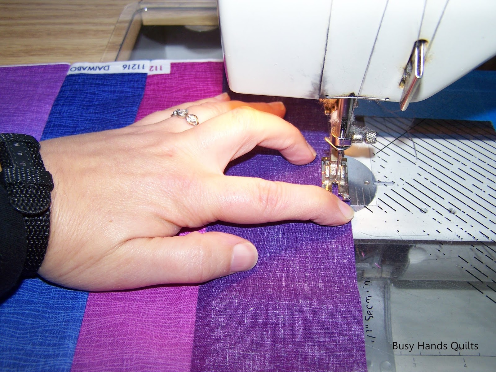 Busy Hands Quilts Tips for Piecing Straight Strip Sets {a Tutorial!}