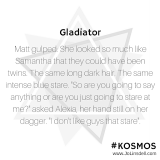 Gladiator (KOSMOS Episode 3) by @jolinsdell #Quote #SerialFiction #TimeTravel