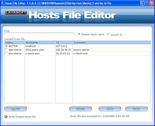 Hosts File Editor Portable