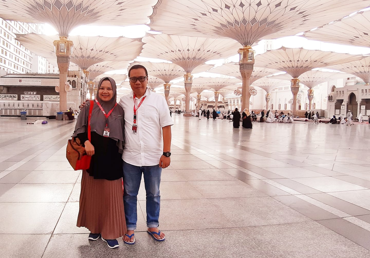 masjid nabawi termegah dengan payung cantik nan memesona sepanjang sejarah madinah al munawwarah al hijaz nurul sufitri mom lifestyle blogger traveling umroh