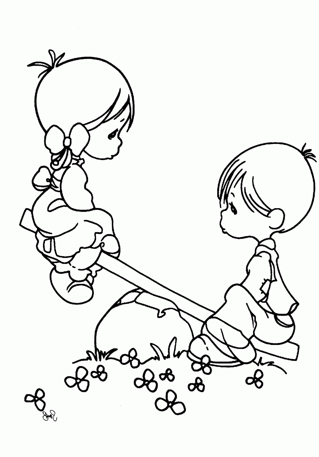 Children Coloring Page Child Coloring