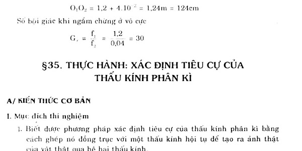 Bài 34: Kính thiên văn