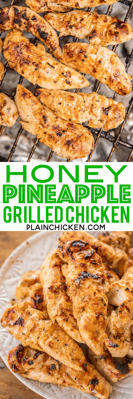 Honey Pineapple Grilled Chicken Plain Chicken®