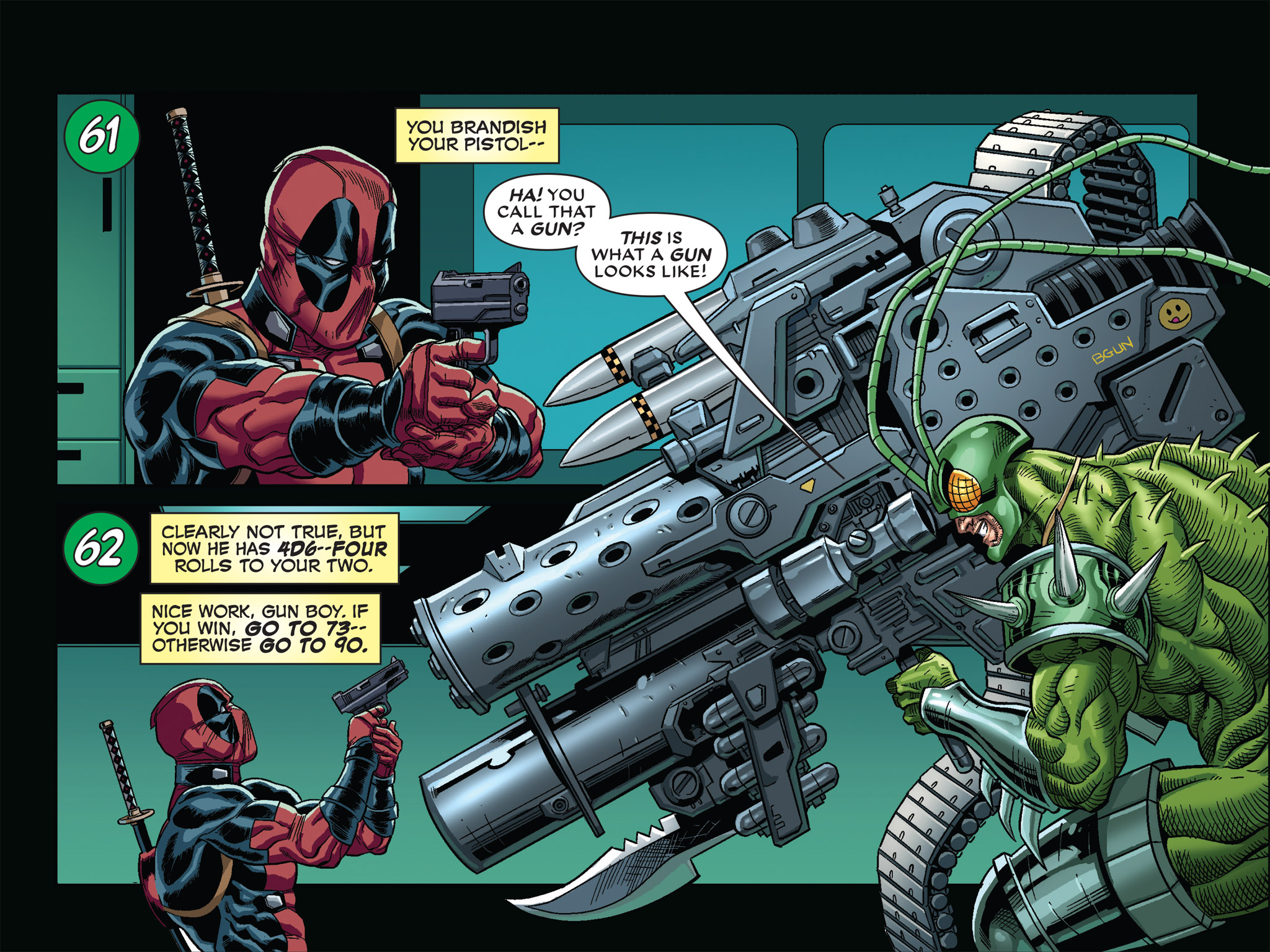 Read online You Are Deadpool comic -  Issue #4 - 63
